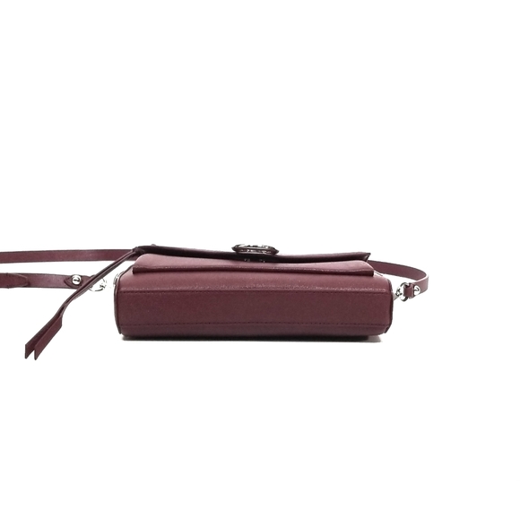 Rebecca Minkoff Jean Mac Crossbody Bag in Pinot Noir Burgundy - Picture 8 of 16